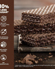 Loacker Classic Double Choc Wafers  Premium Crispy Cocoa Wafer Cookies with Chocolate Cream Filling  Multipack of 12 Snack Packs  NONGMO  Sustainably Sourced Cocoa  45g159oz Pack of 12