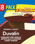 Ricolino Duvalin HV 18 ct Box 052 oz Hazelnut  Vanilla Flavored Spread