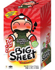 Big Crispy Seaweed Snack Sheets by Tao Kae Noi  Spicy Thai Seaweed Chip  Healthy Nori Snacks for Kids and Adults  Low Calorie Seaweed Sheets  12 Individually Wrapped Sheets per Box 32g each