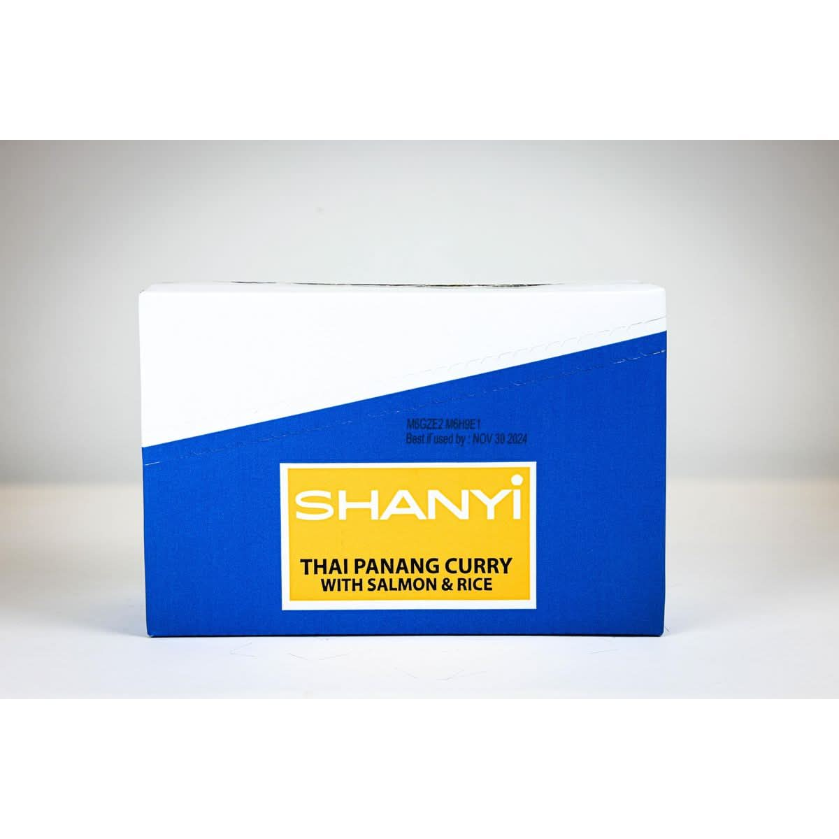 ShanYi Instant Microwave Meals Thai Panang Curry with Salmon and Jasmine Rice 250g88oz Case of 6