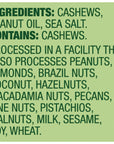 Emerald Nuts Roasted and Salted Cashews 7ct 1Pack 100Calorie Individual Packs Kosher Certified NonGMO Contains No Artificial Preservatives Flavors or Synthetic Colors