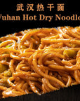 SXET Wuhan Hot Dry Noodles 2 Packs Nonfried Chinese Noodles Classic Handmade Ramen Noodles with Sesame Paste Chili Oil Sauce Pack of 2