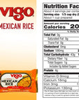 Vigo Authentic Mexican Rice with Corn No Fat 8oz Pack of 12