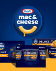 Kraft Deluxe Original Macaroni  Cheese Easy Microwavable Dinner 8 ct Box 239 oz Cups