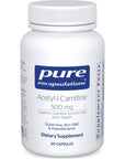 Pure Encapsulations Acetyl-l-Carnitine 500 mg | Memory Supplement for Brain, Focus, and Calmness* | 60 Capsules