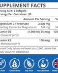 Liposomal Magnesium L-Threonate 2000mg-High Absorption