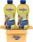 MunchMo Sunsweet Prune Juice 32 Oz  2 Packs  No Pulp  All Natural 100 Juice 3 Grams Of Fiber Per Serving Good Source For Potassium And Vitamins With MunchMo Napkins