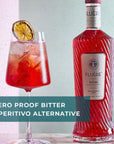 FLUÈRE BITTER  Non Alcoholic Aperitivo Bittersweet Liqueur Alternative  Award Winning NonAlcoholic Spirit  Ideal for NonAlcoholic Cocktails