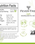 FeverTree Light Margarita Mix  Lower in Calories  Sugar  Premium Quality Mixer  Skinny Cocktails  Mocktails  Craft  Batch Drink Mix  Naturally Sourced Ingredients  Non Alcoholic  750 ML Glass Bottle