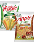 Sensible Portions Sweet & Salty Straws Variety Pack - 0.75 oz Bag (Pack of 24)