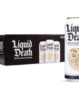 Liquid Death Still Mountain Water, 16.9 fl oz Tallboys (18-Pack)