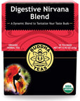 Buddha Teas  Organic Digestive Nirvana Blend  Herbal Tea  For Health  Wellbeing  With Antioxidants  Minerals  Clean Ingredients  Caffeine Free  OU Kosher  NonGMO  18 Tea Bags Pack of 1