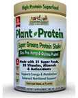 COUNTRY FARMS Super Greens Plant Protein Supplement, Made with 21 Super Foods, 23 Vitamins, Minerals & Antioxidants, Supports Energy & Metabolism, Vanilla Flavor, 14 Servings