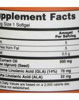 Now Foods Black Currant Oil 500 milligrams - 100 softgels (Pack of 2)