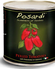 Posardi Whole Peeled Tomatoes  Sardinia Italy blue zone  100 Pesticide FREENon GMO  28oz Can 6 Pack