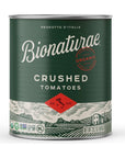 Bionaturae Organic Crushed Tomatoes  Crushed Tomatoes Can Crushed Tomatoes Organic No Salt Keto Friendly NonGMO No Added Sugar No Added Salt Made in Italy  282 Oz 12 Pack