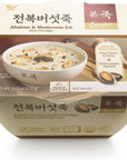 BONJUK Abalone  Mushroom JukPorridge Bowl  Korean soup stew Kfood Hearty Breakfast Oat Meal  95oz270g bowl type