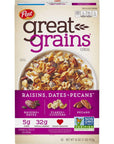 Post Great Grains Raisins, Dates & Pecans Whole Grain Cereal, 16 Ounce