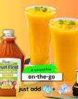 DrinkFit Fruit Smoothie  Real Fruit Puree Low Sugar GlutenFree  NonGMO Mango Smoothie Mix  Makes 32 Smoothies 64 Fl Oz Mango