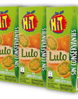 Generic Jugos Hit  Sabor Lulo  200 ml7 ozPack Por 6 unidades  Bebida de Frutas en Caja  Despensa Colombiana