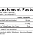 FORCE FACTOR L-Arginine Nitric Oxide Supplement with BioPerine to Help Build Muscle and Support Stronger Blood Flow, Circulation, Nutrient Delivery, and Pumps, L-Arginine 3000mg, 3g, 150 Capsules