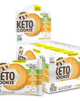 Lenny & Larry's Keto Cookie, Peanut Butter, Soft Baked, 9g Plant Protein, 3g Net Carbs, Vegan, Non-GMO, 1.6 Ounce Cookie (Pack of 12)