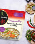 KAME GlutenFree Rice Noodles Vietnamese Express Pho Noodles ReadytoServe Authentic Taste of Vietnams Flavors 106oz Pack of 2