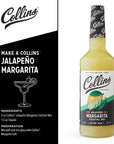 Collins Jalapeno Margarita Mix  Made With Real Jalapeno Puree and Lime Lemon and Orange Juice With Natural Flavors Cocktail Recipe Ingredient Home Bar accessories Cocktail Mixers 32 fl oz