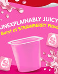 Snack Pack Pink STARBURST Flavored Juicy Gels Cups 325 oz 6 Count