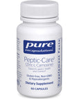 Pure Encapsulations Peptic-Care (Zinc-L-Carnosine) | Antioxidant Supplement to Support The Stomach Lining and Overall Gastric Health* | 60 Capsules