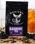 Revival Tea Company Blackberry Tea  Black Tea Blend with Blackberry Leaf  24 Tea Bags