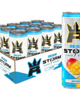 REIGN Storm Mango Fitness  Wellness Energy Drink 12 Fl Oz Pack of 12