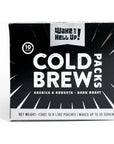 Wake The Hell Up Cold Brew Steeping Pouches UltraCaffeinated Coffee  10 Count 13 oz Pouches  Perfect Balance of High Caffeine  Great Flavor