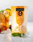 ShangriLa Tea Company Iced Tea Bags Tropical Passion Unsweetened and All Natural Brews 2 Quarts Per Tea Bag 6 Count 5051