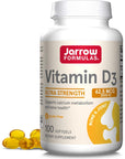 Jarrow Formulas Vitamin D3 62.5 mcg (2,500 IU) - 100 Servings (Softgels) - Bone Health, Immune Support & Calcium Metabolism Support - Vitamin D Supplement - D3 Vitamins - 2500 Vitamin D - Gluten Free