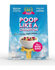 Poop Like A Champion Ultra High Fiber Cereal - Non GMO - Fiber Supplement - Corn Bran | Breakfast Essentials with Soluble Fiber, Insoluble Fiber & Psyllium Husk Powder