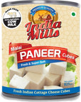 INDIA MILLS Fresh Indian Cottage Cheese Malai Paneer Cubes - 825 gm