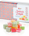 Sarahs Candy Factory Turkish Delight with Assorted Fruit Flavors 30 oz Gift Box for Everyone