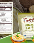 Creamy Potato Flakes Bundle Includes One16 oz Resealable Bag of Bobs Red Mill Potato Flakes Instant Mashed Potatoes  CreateAndBundle Sticker