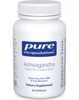 Pure Encapsulations Ashwagandha - Adaptogen Supplement for Thyroid Support, Joints, Stress, Focus, and Memory* - with Ashwagandha Extract - 60 Capsules