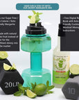 Top Hat Keto Sugar Free Lime Margarita Mix  Naturally Sweetened with Monk Fruit  Craft Mixer for Skinny Margarita Cocktail Drinks  32oz Bottle