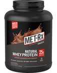 MET-Rx Natural Whey Protein Powder, Chocolate Protein Powder, 5 Lb