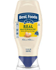 Best Foods Real Mayonnaise Condiment for Simple Meals and Sandwiches Squeeze Gluten Free 11.5 oz