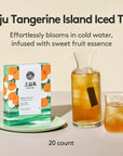 OSULLOC Jeju Tangerine Island Iced tea Tangy Jeju Tangerine Flavored 20 Tea bags Naturally Sweet Cold Tea