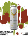 Bucked Up  Low Stim Energy Drink  100mg Caffeine  Zero Sugar  12 Pack Mango Tango