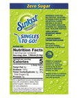 Sunkist Soda Lemon Lime Singles To Go Drink Mix 053 OZ 6 CT Pack of 4