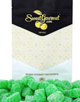 SweetGourmet Jelly Spearmint Leaves Candy Slices  25 Pounds