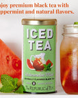 The Republic of Tea Iced Tea Watermelon Mint 8 Count Premium Fine Black Tea