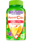 Vitafusion Extra Strength Power C Gummy Vitamins, Tropical Citrus Flavored Immune Support (1) Vitamins, 92 Count