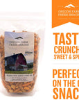 Oregon Farm Fresh Snacks Blazing Trail Sweet  Spicy Mix  Assortment of Tasty Nuts and Crunchy Crackers  Healthy and Satisfying Snack  Great Munchies for Game Night Hiking Beer Pub  16oz Pouch